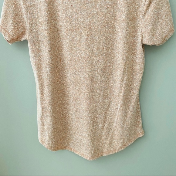 Z Supply V-Neck Tee Shirt Peach Sz Small - Picture 8 of 9